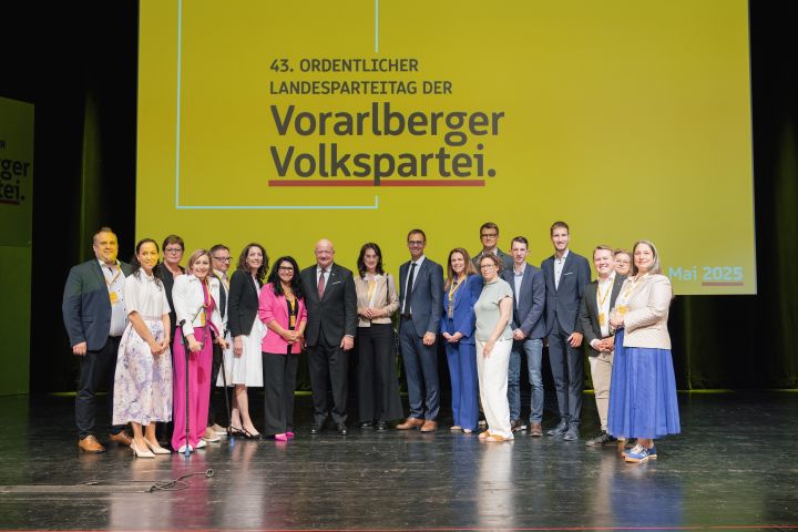 Veronika Marte als Stellvertreterin von Landesparteiobmann Markus Wallner bestätigt